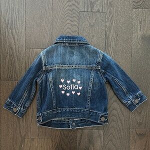 Baby Gap denim jacket “Sofia” 6-12M